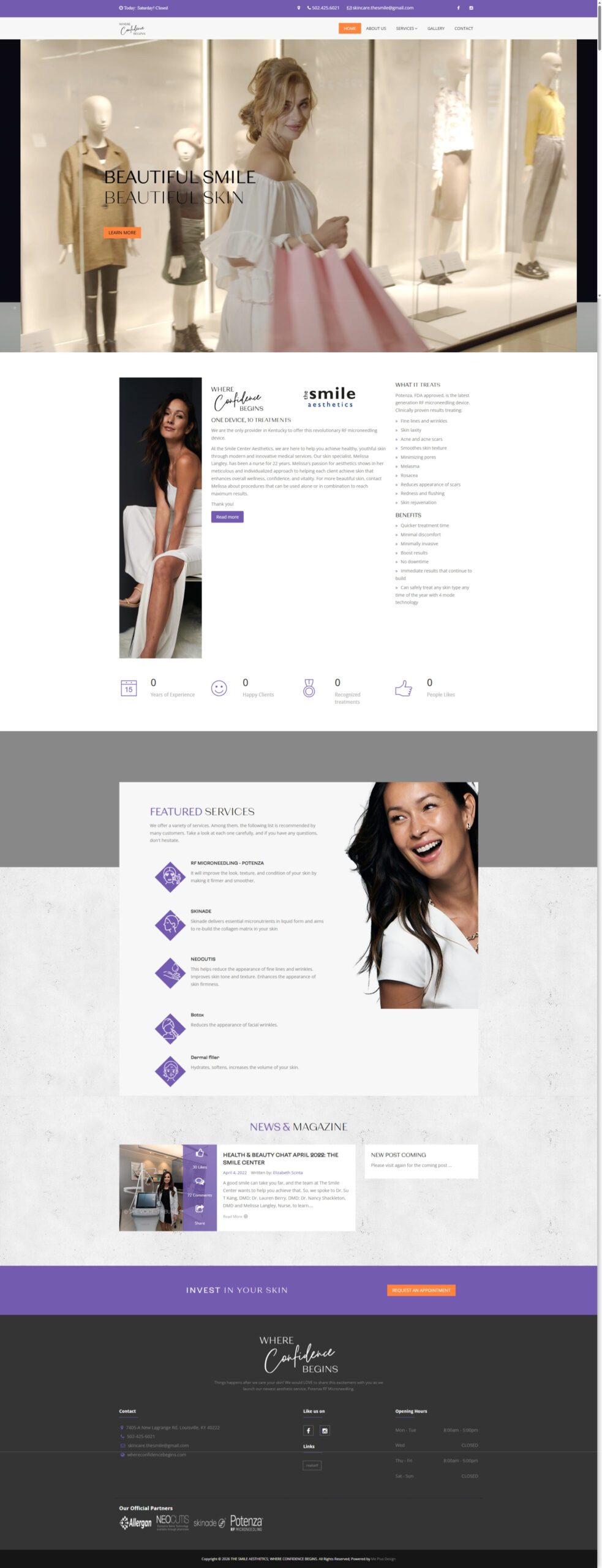 Where Confidence Begins Website Design